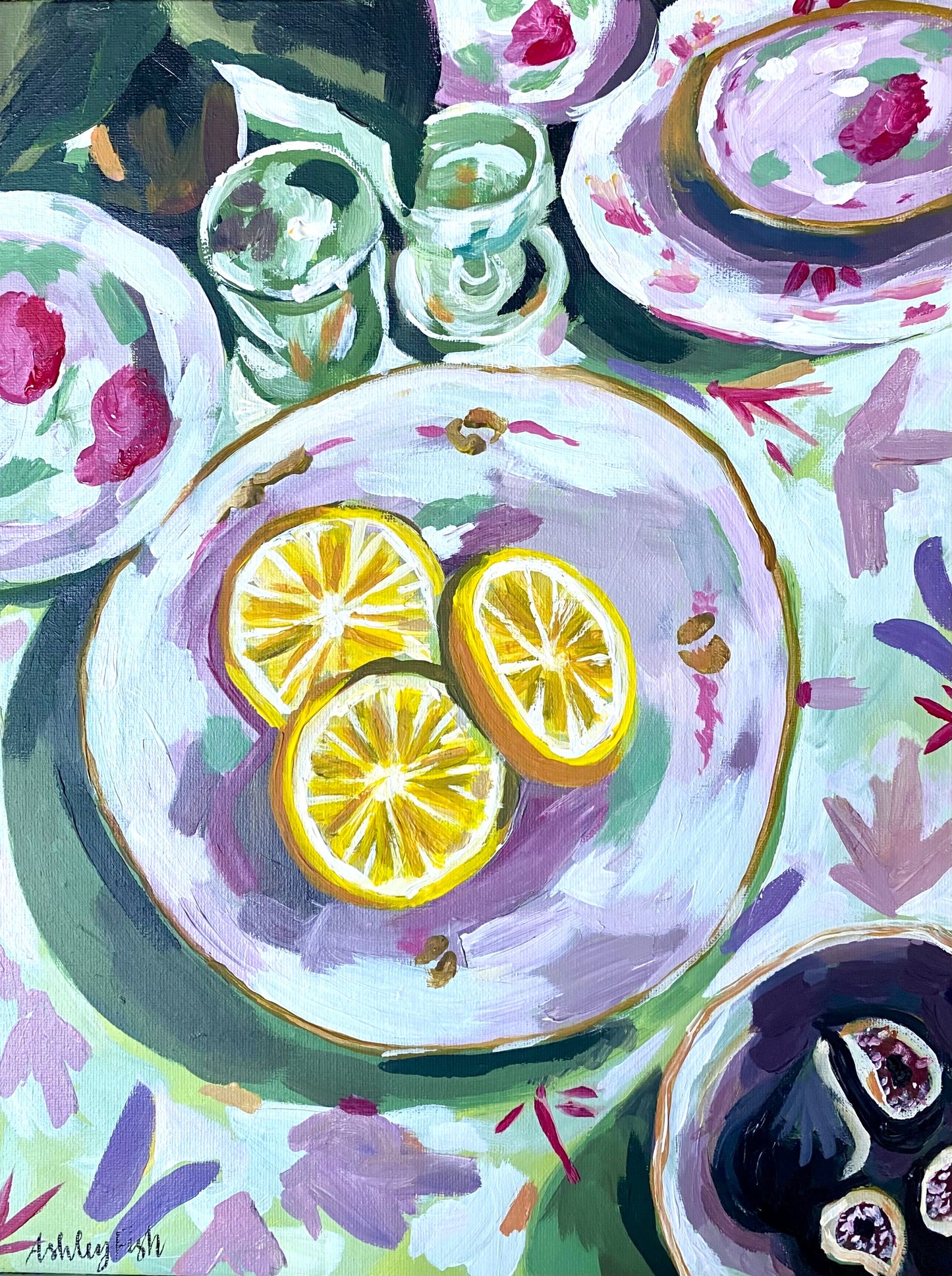 "Lemons for Lunch" Original Acrylic Painting