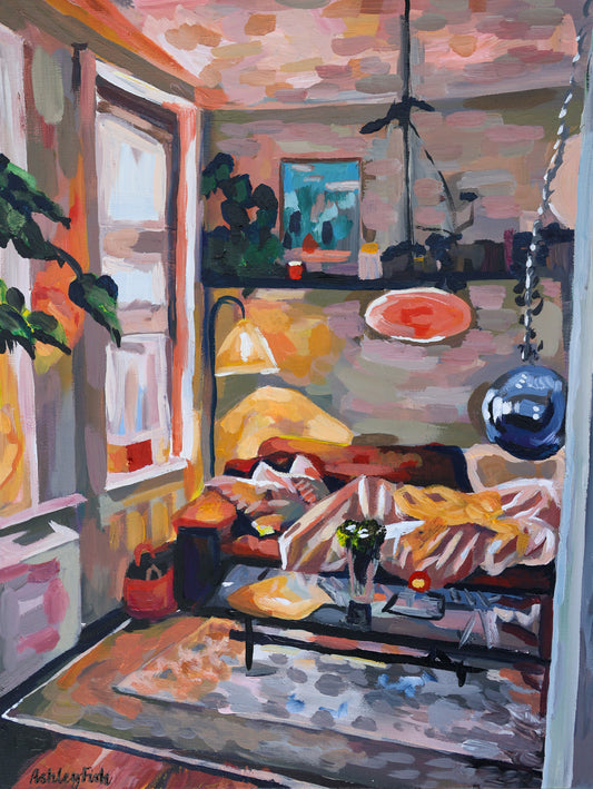 "Homebody" Original Acrylic Painting